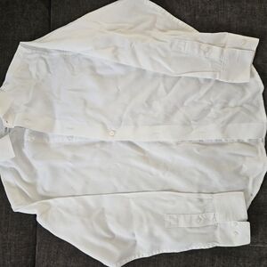 Classic White Button-Up Shirt